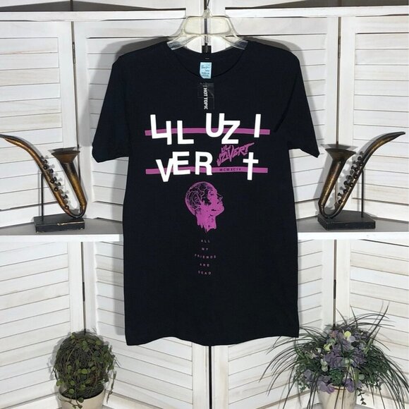 NWT Hot Topic Lil Uzi Vert XO Tour Life Graphic T-Shirt Cotton Black Men’s sz S - Picture 5 of 12